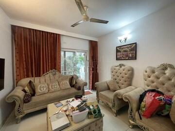 Living Room in 3 BHK Apartment at Aparna Cyber Life, Nallagandla – for Rent