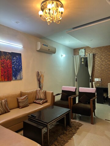 Living Room in 3 BHK Builder Floor at Dhakoli Village – for Sale