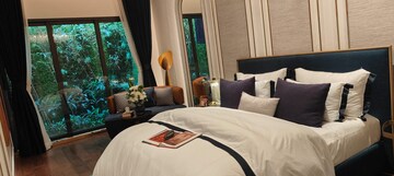 Bedroom in 3 BHK Apartment at Lokhandwala Harmony, Worli – for Rent