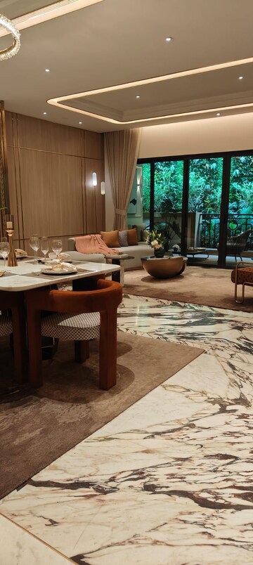 Bedroom in 3 BHK Apartment at Lokhandwala Harmony, Worli – for Rent