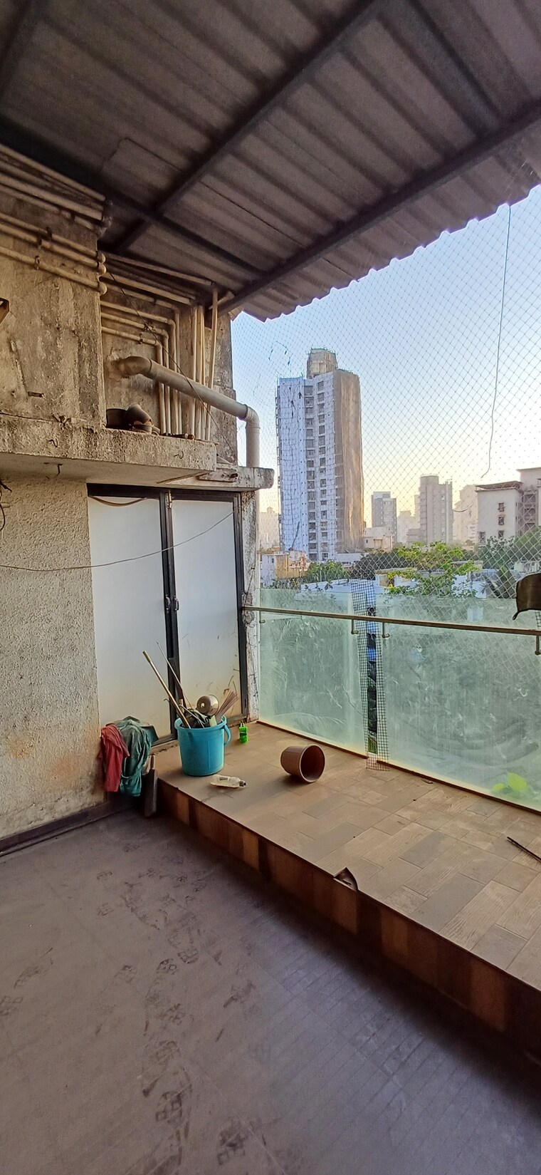 Balcony, om-chs-powai 2.5 Bedroom 900 Sq.Ft. Apartment In Powai Mumbai 8326817