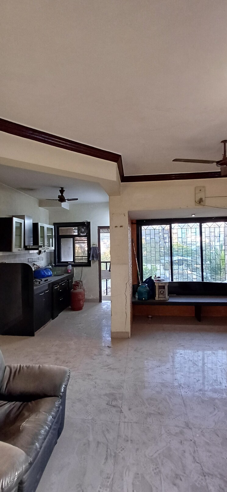 Kitchen, om-chs-powai 2.5 Bedroom 900 Sq.Ft. Apartment In Powai Mumbai 8326817