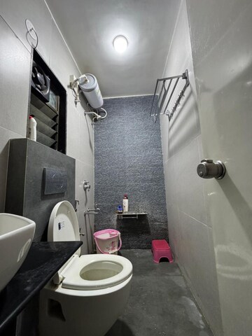 Bathroom in 3 BHK Apartment at Konark Pooram, Kondhwa – for Rent