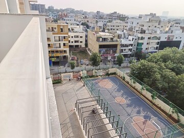 Balcony in 2.5 BHK Apartment at Ambience Courtyard, Manikonda – for Rent