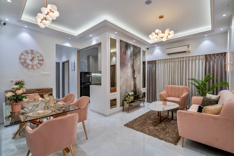 Living Room, sanghvi-s3-skyrise 1 Bedroom 358 Sq.Ft. Apartment In Mira Road Thane 8326997