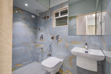 Bathroom in 1 BHK Apartment at Sanghvi S3 Skyrise, Mira Road – for Sale