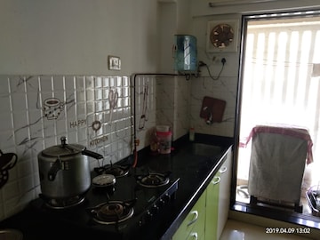 Kitchen in 1 RK Apartment at Gokuldham Complex, Goregaon East – for Rent