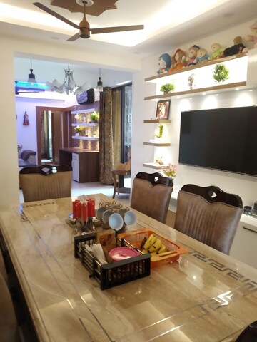 Living Room in 4 BHK Apartment at Raj Nagar Extension – for Sale