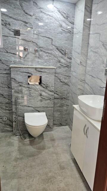 Bathroom in 3 BHK Apartment at Sector 3 Dwarka – for Rent
