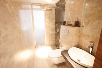 Bathroom in 3 BHK Apartment at Lakhani Empire Dynasty, Panch Pakhadi – for Sale