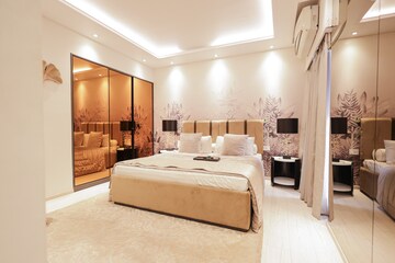 Bedroom in 3 BHK Apartment at Lakhani Empire Dynasty, Panch Pakhadi – for Sale