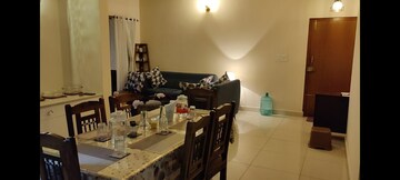 Living Room in 2.5 BHK Apartment at Mantri Lithos, Thanisandra – for Rent