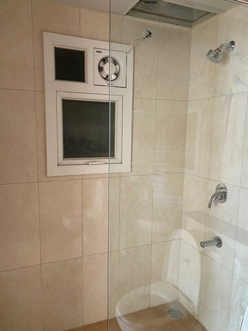 Bathroom in 2.5 BHK Apartment at Mantri Lithos, Thanisandra – for Rent