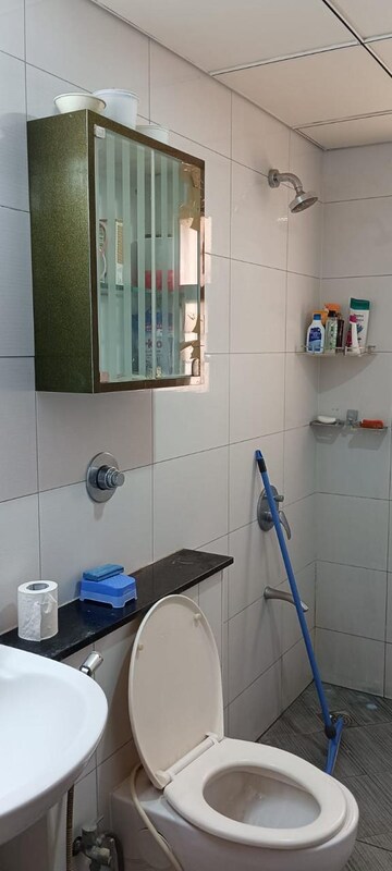 Bathroom in 3 BHK Apartment at Sobha City Mykonos, Thanisandra Main Road – for Rent