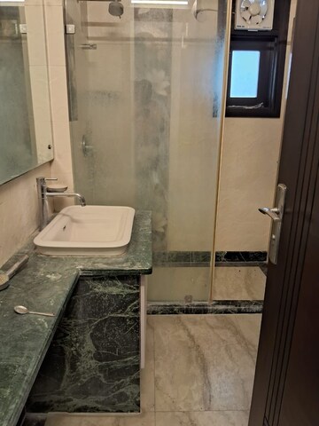 Bathroom in 3 BHK Builder Floor at Greater Kailash I – for Rent
