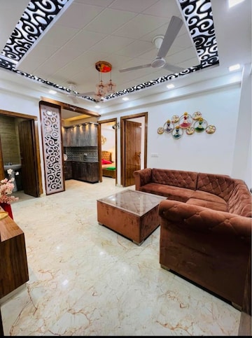 Living Room in 3 BHK Builder Floor at Upsidc Site B – for Sale