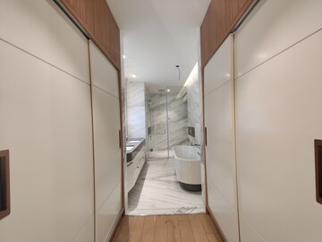 Staircase in 3.5 BHK Apartment at Bhartiya Leela Residences, Thanisandra Main Road – for Rent