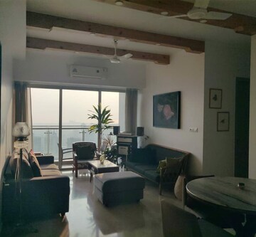 Living Room in 3 BHK Apartment at Lotus Sky Garden, Malad West – for Rent