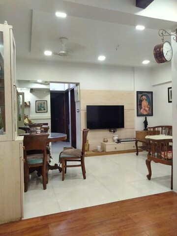 Living Room in 1.5 BHK Apartment at Kamla Airbus, Andheri East – for Rent
