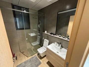 Bathroom in 3 BHK Apartment at Lodha The Park, Worli – for Rent