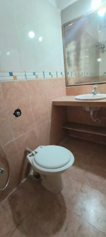 Bathroom in 2 BHK Apartment at Hill Palace CHS Ltd, Pokhran Road No 1 – for Rent
