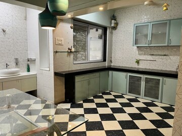 Kitchen in 2 BHK Apartment at Asha Nagar CHS, Mulund West – for Rent