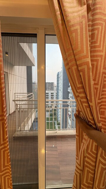 Balcony in 4 BHK Apartment at Chandra Panorama, Sushant Golf City – for Rent