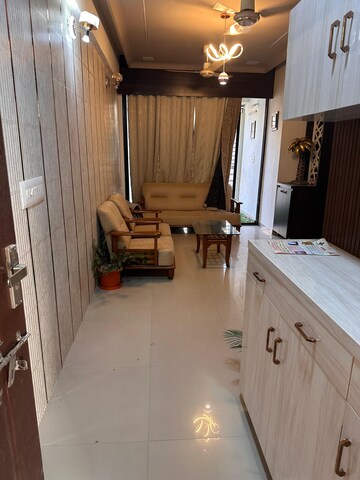 Living Room in 2 BHK Apartment at Kudasan – for Rent