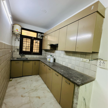 Kitchen in 3 BHK Builder Floor at Saket – for Rent