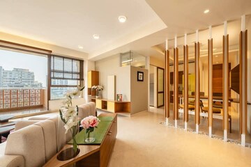 Living Room in 3 BHK Apartment at Juhu Gulmohar CHS, Vile Parle West – for Rent