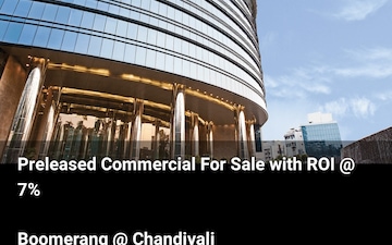 Office Space in IT/SEZ For Sale in Kanakia Boomerang, Powai