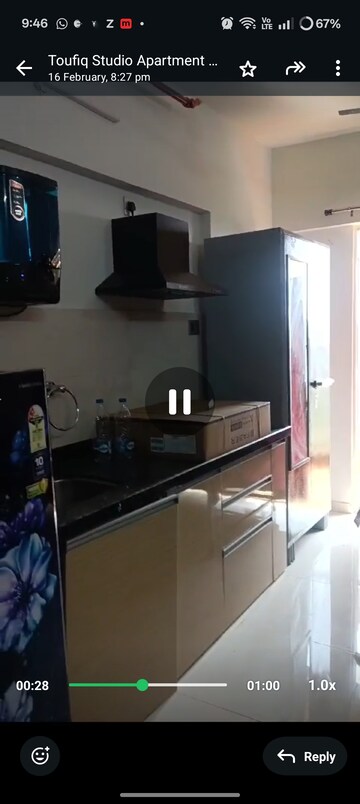 Kitchen in Studio Apartment at Bramhacorp Smart, Wadgaon Sheri – for Sale