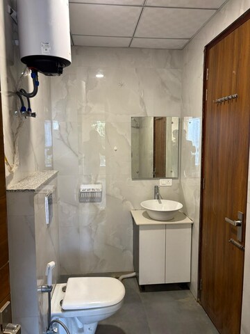 Bathroom in 3 BHK Builder Floor at Sector 12a – for Rent