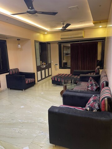 Living Room in 3 BHK Apartment at Seawoods Estate, Seawoods – for Rent