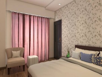 Bedroom in 3 BHK Apartment at Prateek Edifice, Sector 107 – for Rent