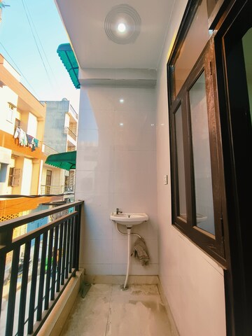 Balcony in 2 BHK Builder Floor at Dwarka Mor – for Rent