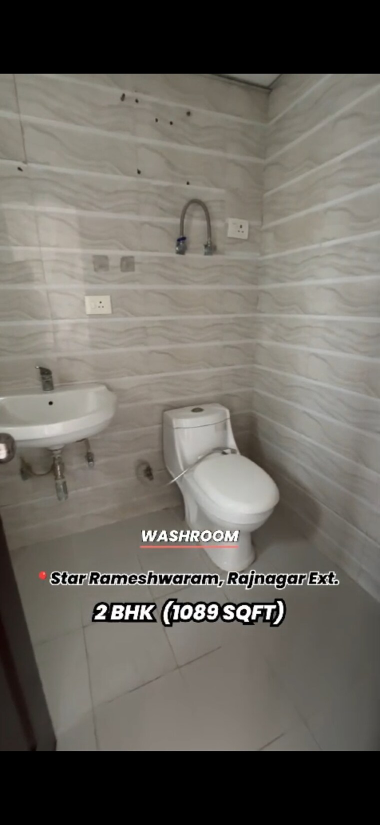 Bathroom, star-rameshwaram 2 Bedroom 1089 Sq.Ft. Apartment In Raj Nagar Extension Ghaziabad 8330012