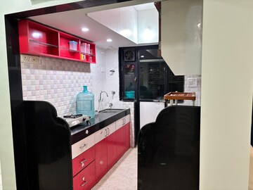 Kitchen in 2 BHK Apartment at Royal Palms Garden View, Goregaon East – for Rent