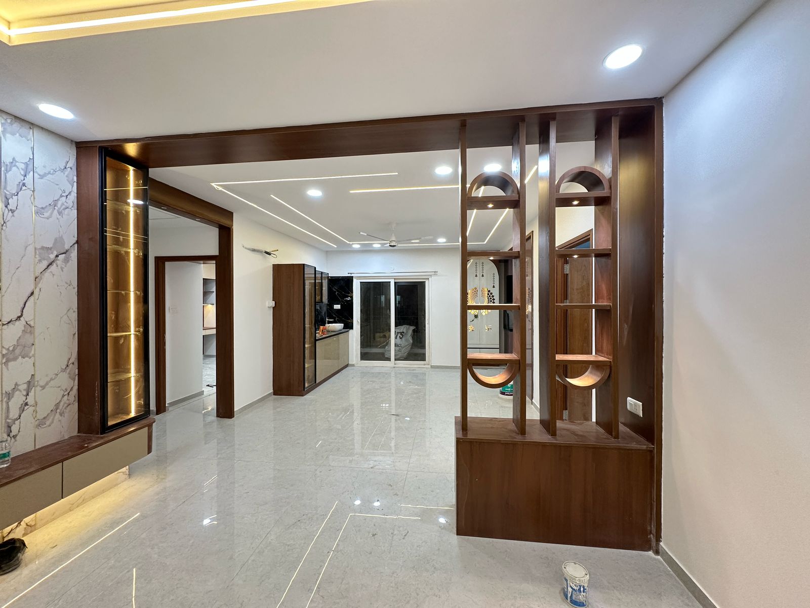 Living Room, my-home-tarkshya 3 Bedroom 2235 Sq.Ft. Apartment In Kokapet Hyderabad 8330048