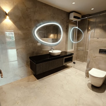 Bathroom in 3 BHK Builder Floor at Uppal Southend, Sector 49 – for Sale