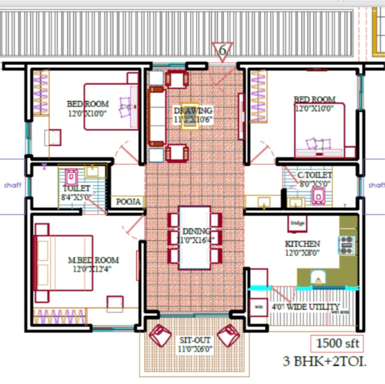 Cover Image, bachupally 2 Bedroom 1300 Sq.Ft. Apartment In Bachupally Hyderabad 8330252