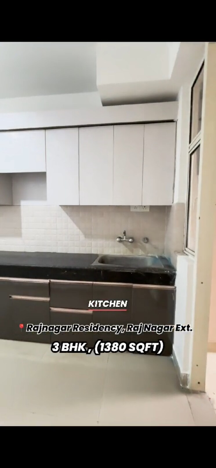 Kitchen, mittal-rajnagar-residency 3 Bedroom 1380 Sq.Ft. Apartment In Raj Nagar Extension Ghaziabad 8330287