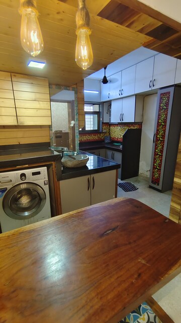 Kitchen in 2 BHK Apartment at Prime CHS, Mulund East – for Rent