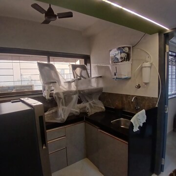 Kitchen in 1 BHK Apartment at Marwadi Wadi Tower, Parel – for Rent