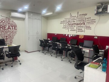 Team Area in  Office Space at Bharti Astra Towers, New Town – for Rent