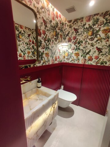 Bathroom in 2 BHK Apartment at White Rose, Bandra West – for Rent