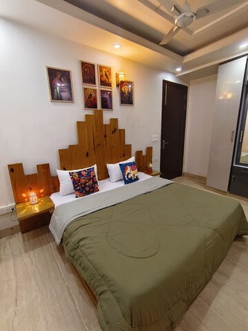 Bedroom in 2 BHK Builder Floor at Lajpat Nagar – for Rent