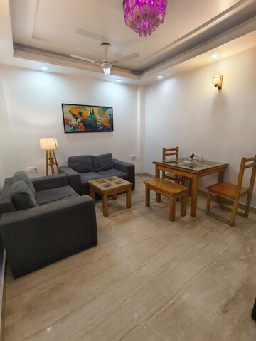 Living Room in 2 BHK Builder Floor at Lajpat Nagar – for Rent