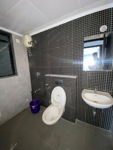 Bathroom in 2 BHK Apartment at Lodha Palava City Lakeshore Greens, Dombivli East – for Rent