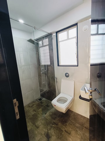 Bathroom in 2 BHK Apartment at Manav Perfect 10, Balewadi – for Rent